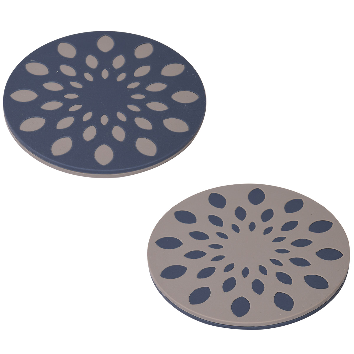 Modern House - Ime bordskåner 16x16 cm grå/lys grå