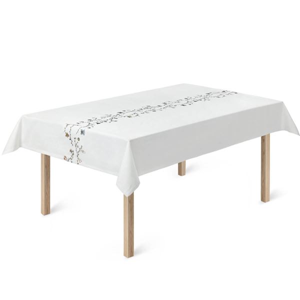 Kähler Design – Hammershøi Christmas Bordsduk 150×270 cm Vit