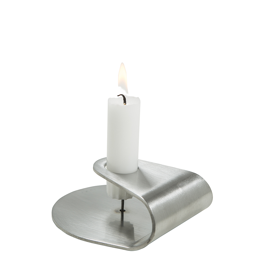 Läs mer om Born in Sweden - Nightlight Ljusstake 10 cm Silver