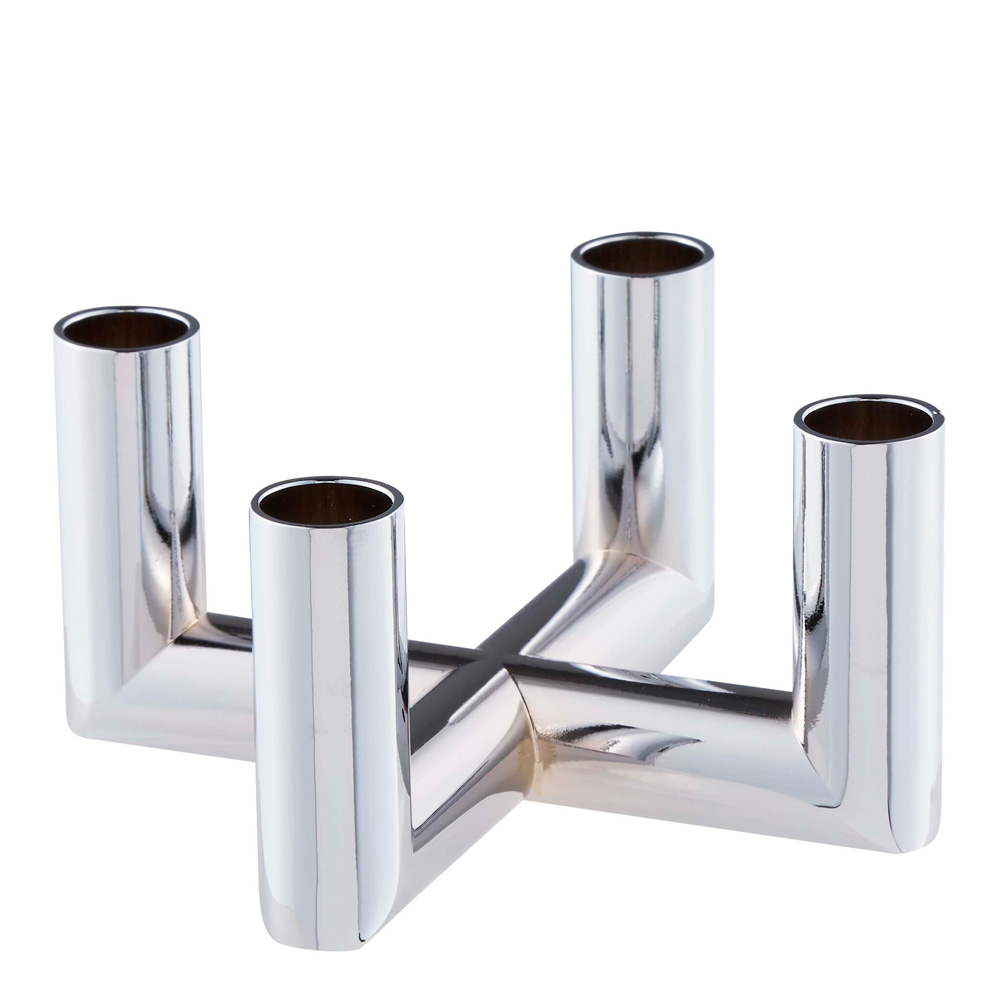 Uyuni Lighting - Matrix Ljusstake 2-armad 7,5 cm Silver