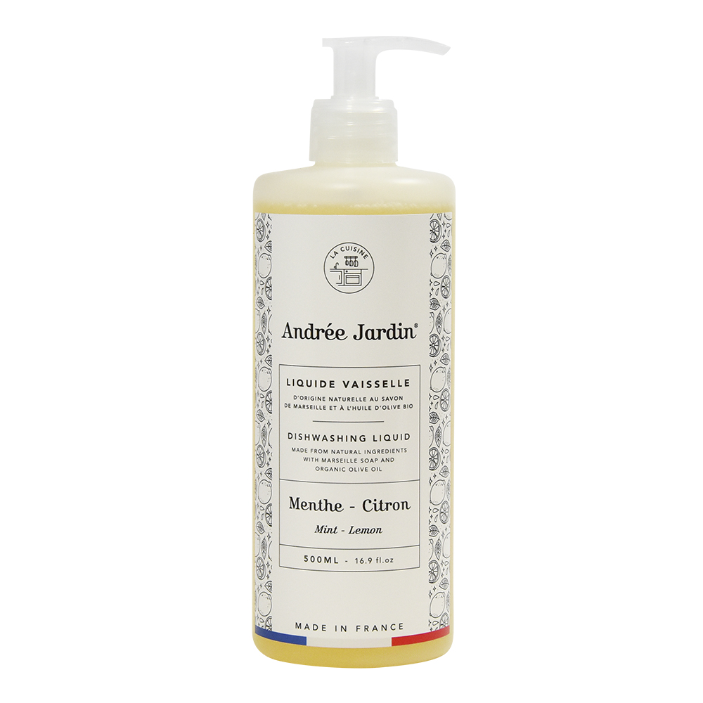 ANDREE JARDIN - Tradition oppvaskmiddel flytende 500 ml mynte & sitron
