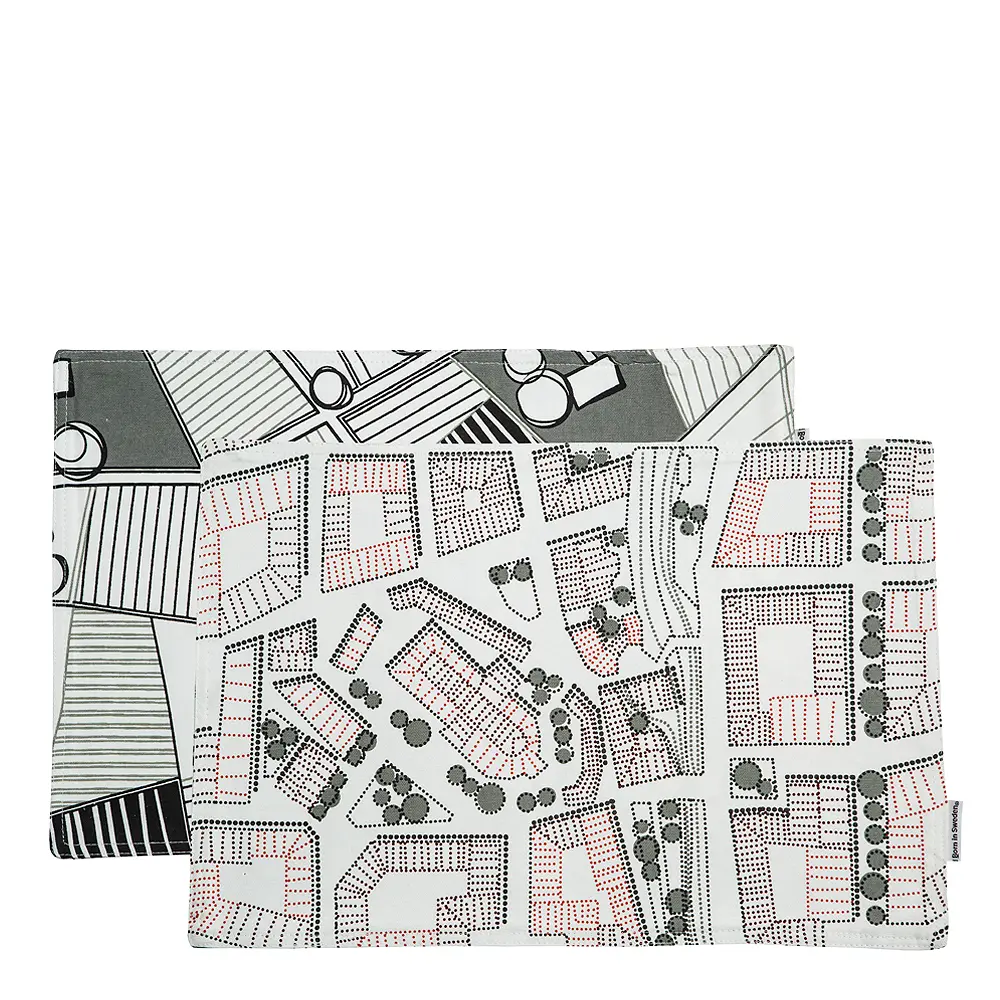 Sweden from above bordbrikke city/countryside