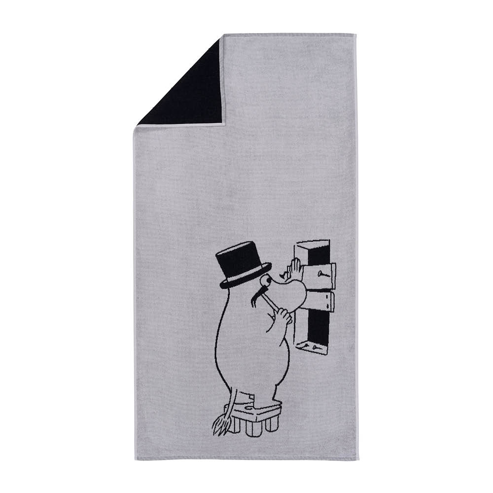 Arabia - Mumin Badhandduk 70x140 cm Muminpappa Grå