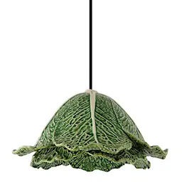 Bordallo Pinheiro Cabbage Lampe Kålblad 35,5 cm Grønn 