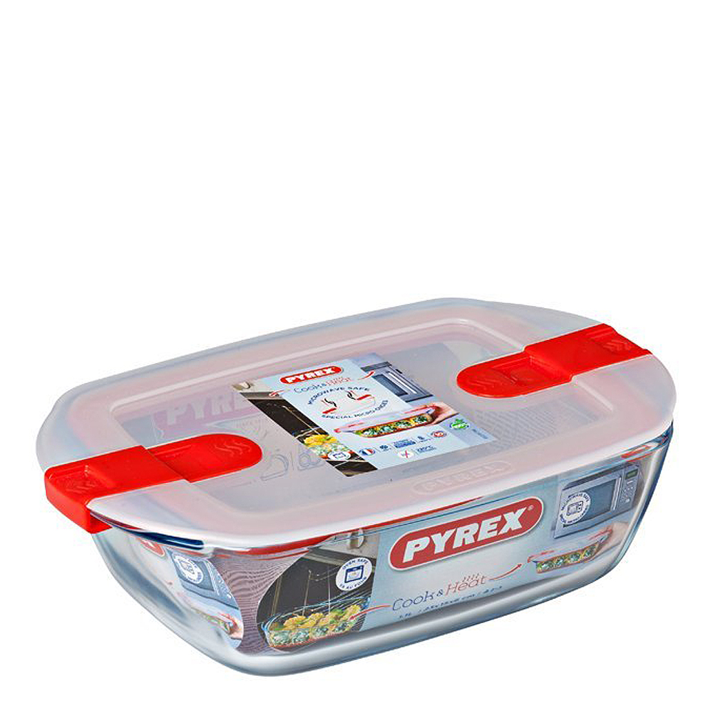 Pyrex – Cook & Heat Matlåda 23×15 cm 1,1 L