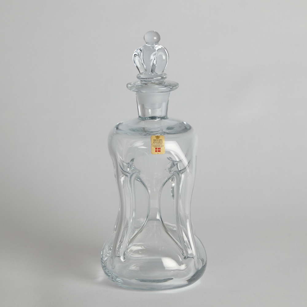 Holmegaard – SÅLD Kluckflaska i Glas 26 x 10 cm