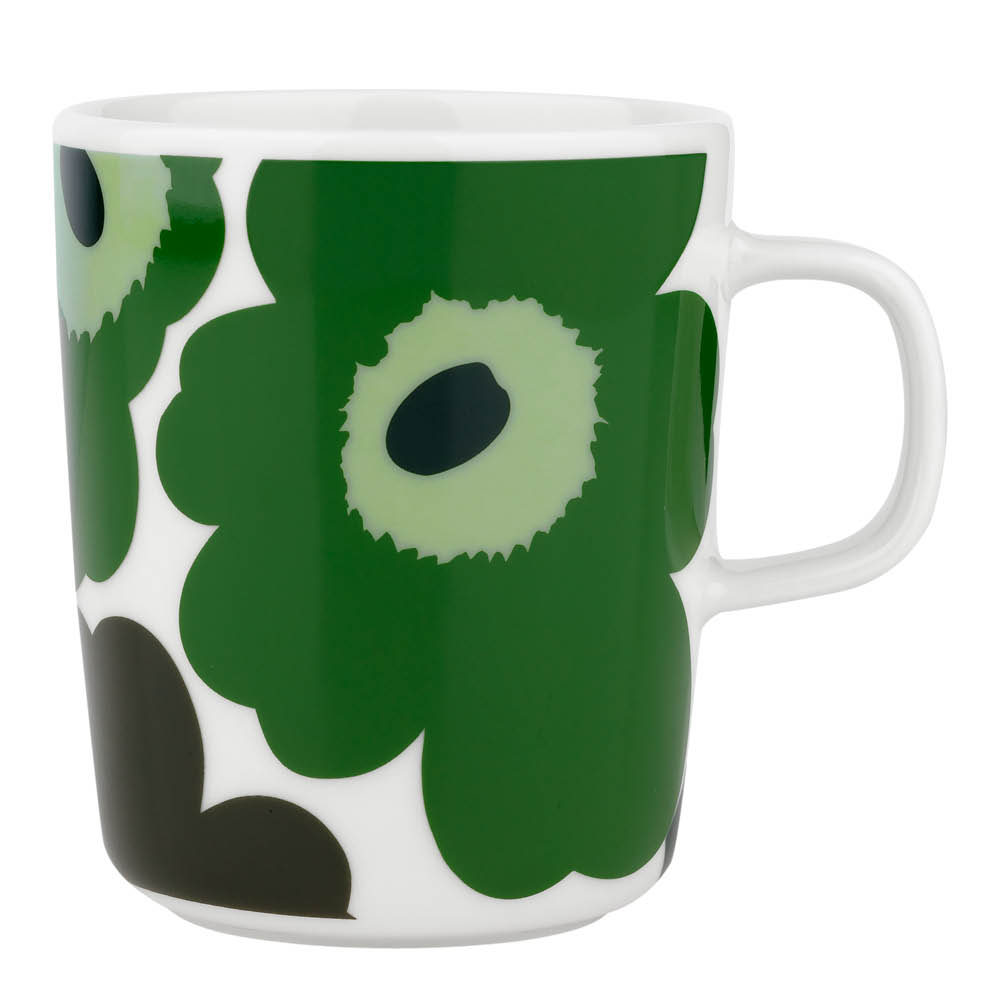 Marimekko – Oiva Unikko Mugg 25 cl Grön