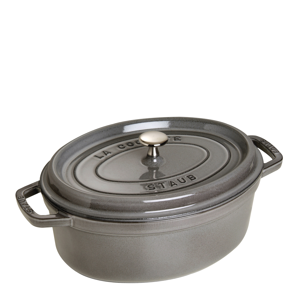 Staub - Gryta 4,2 L oval Grå