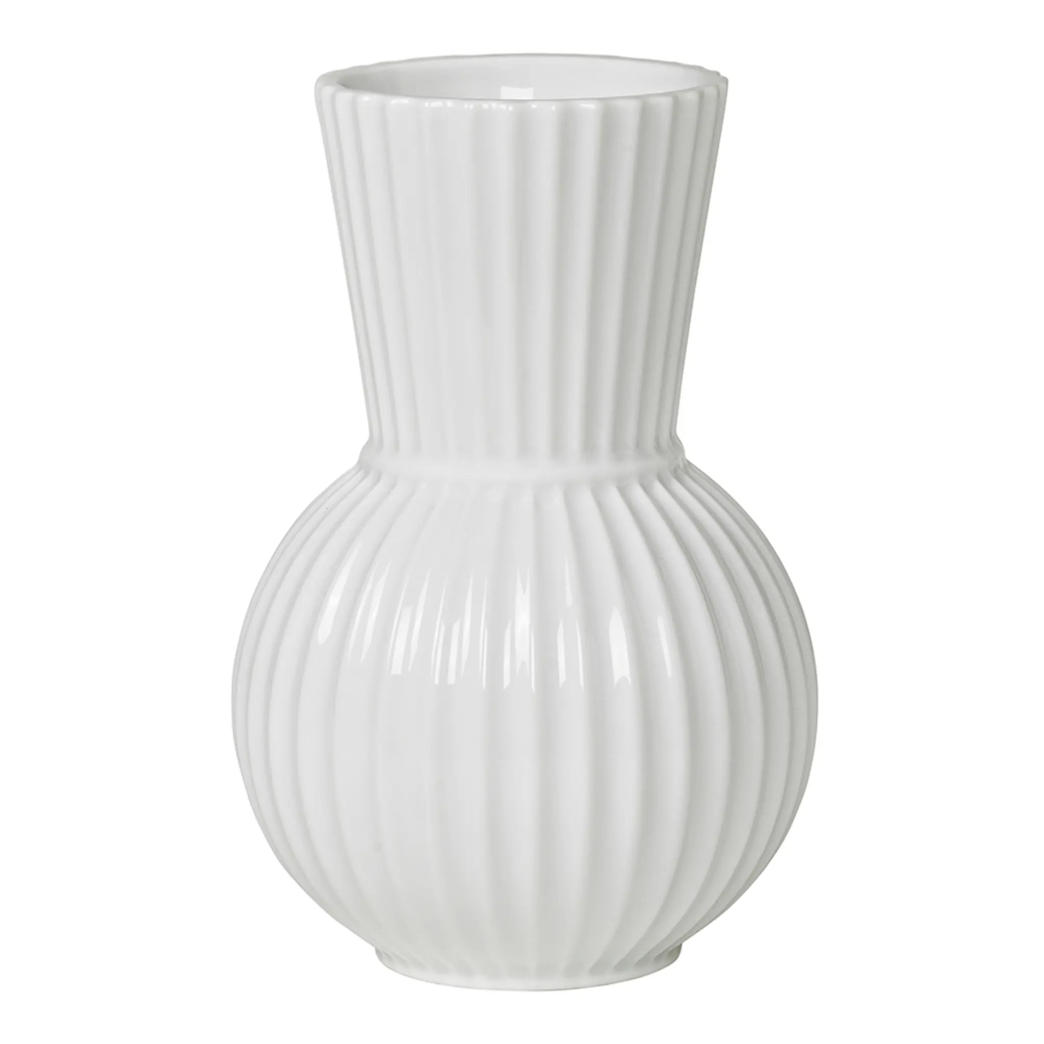 Lyngby Porcelain Lyngby Tura Vase 18 cm Hvit 
