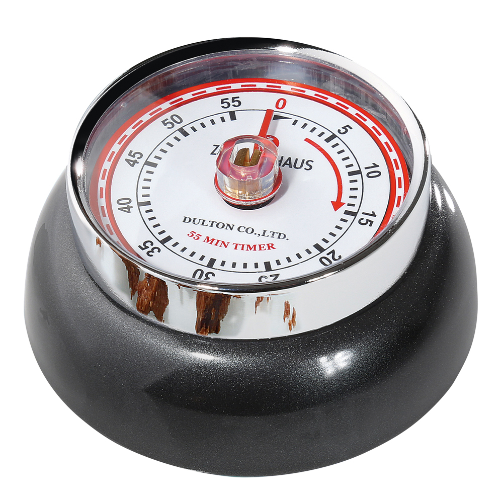 Zassenhaus – Retro Collection Timer med magnet Antracit metallic