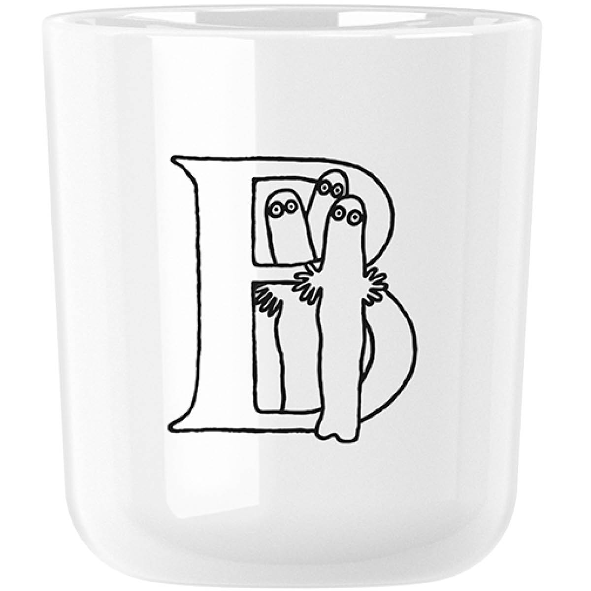 Rig-Tig - Moomin ABC krus B 20 cl hvit