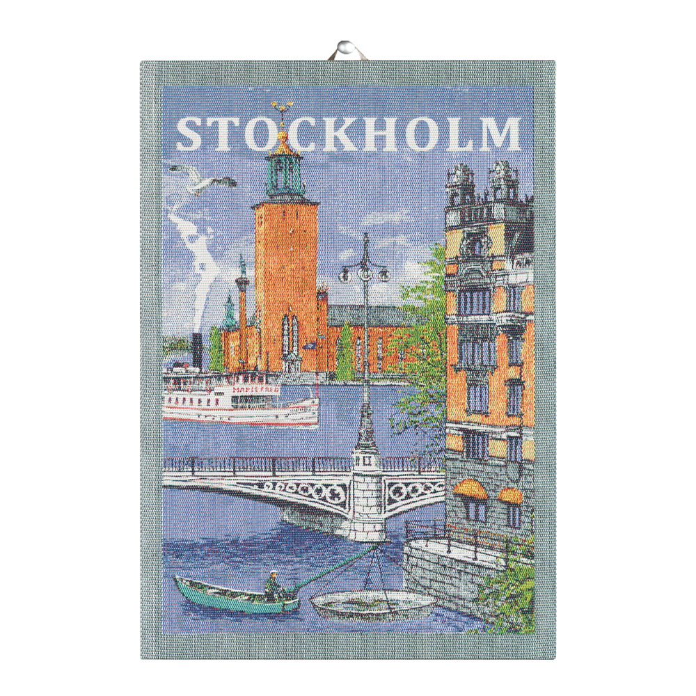 Ekelund – Stockholm Kökshandduk 35×50 cm Flerfärgad