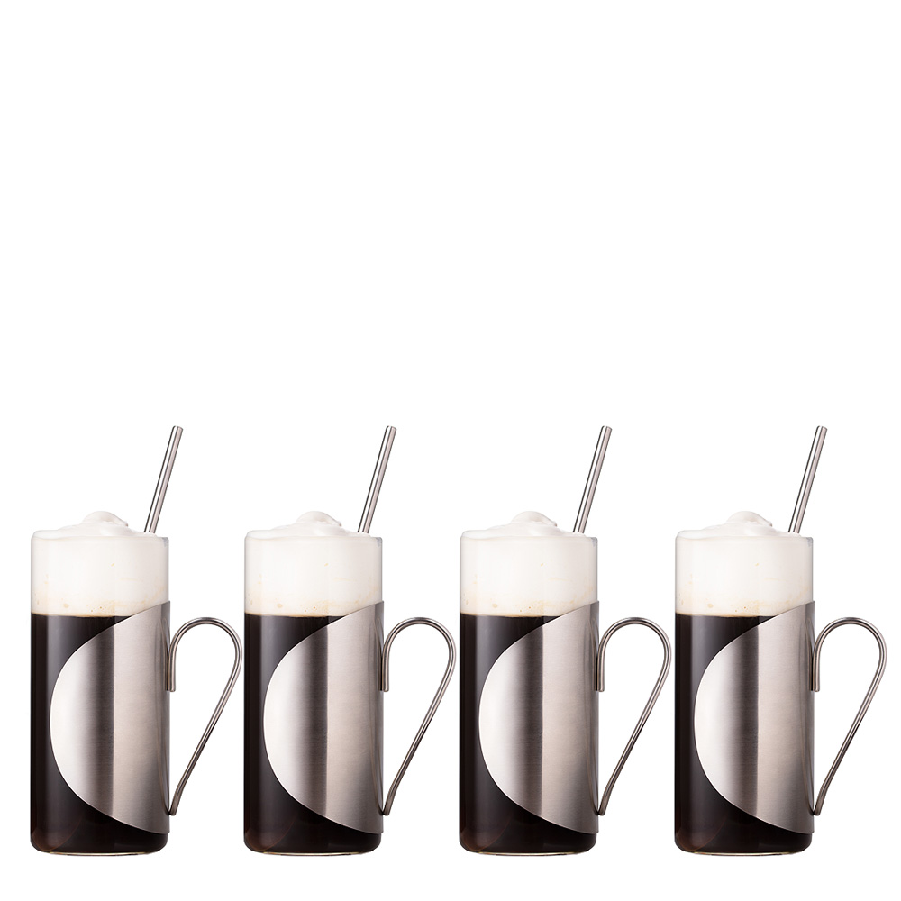 Table Top Stories – Bar Irish Coffeeglas 30 cl med sugrör 4-pack