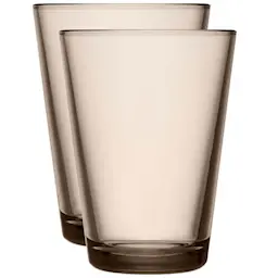 Iittala Kartio glass 40 cl 2 stk lin