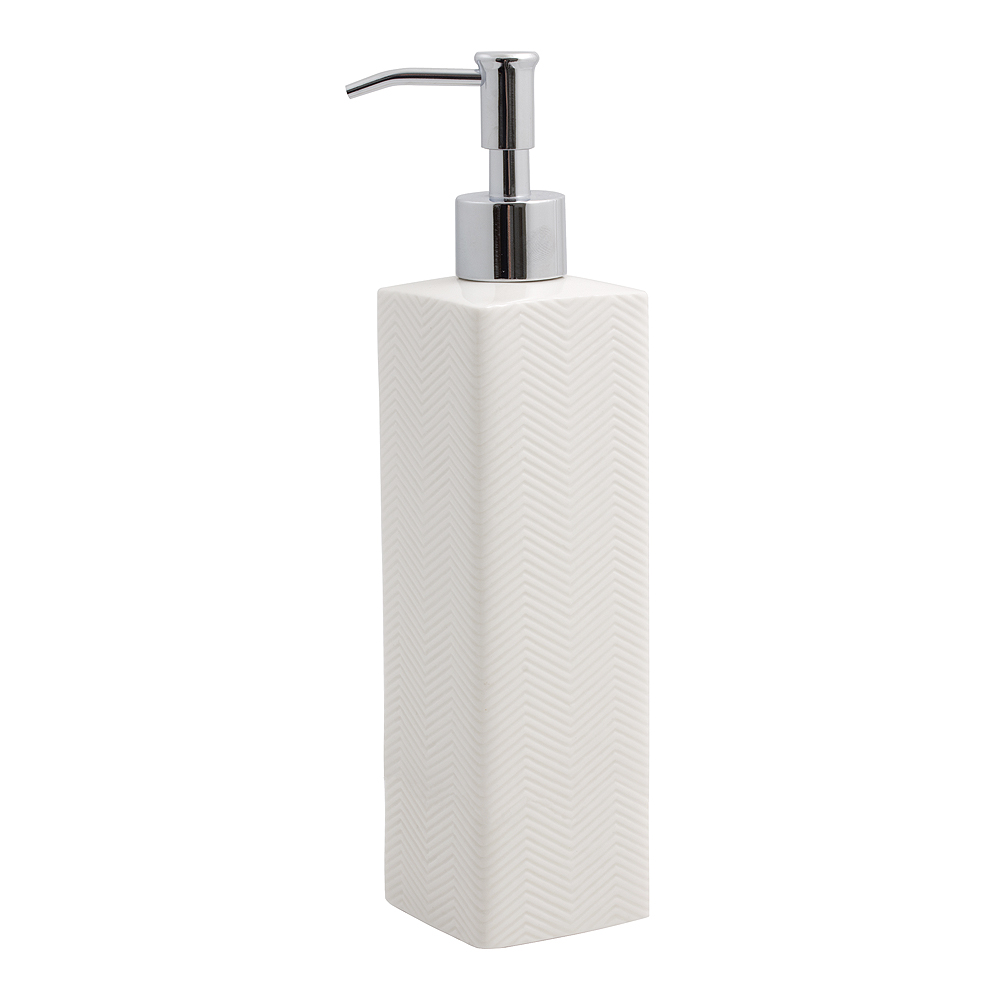 Cult Design - Kub Fishbone oppvaskmiddeldispenser 25 cm hvit