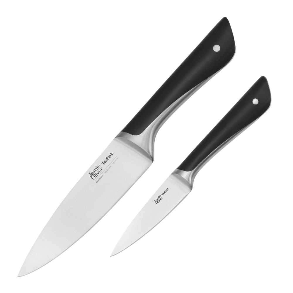 Läs mer om Jamie Oliver - Jamie Oliver Tefal Knivset 2 delar 15 cm + 9 cm