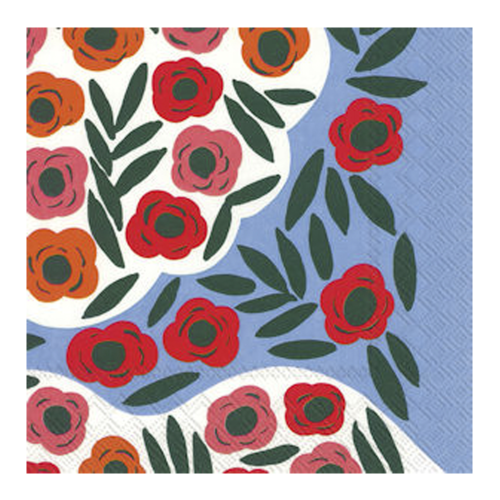 Marimekko – Servett Ruukku Blue 33×33 cm