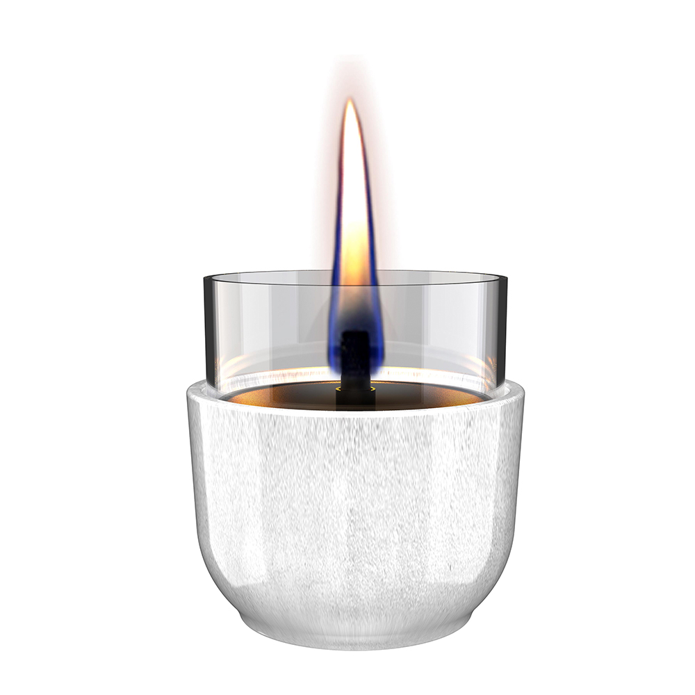 Tenderflame – Violet Lykta 10 cm Vit