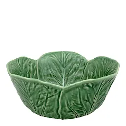 Bordallo Pinheiro Cabbage Skål Kålblad 29,5 cm  Grønn 