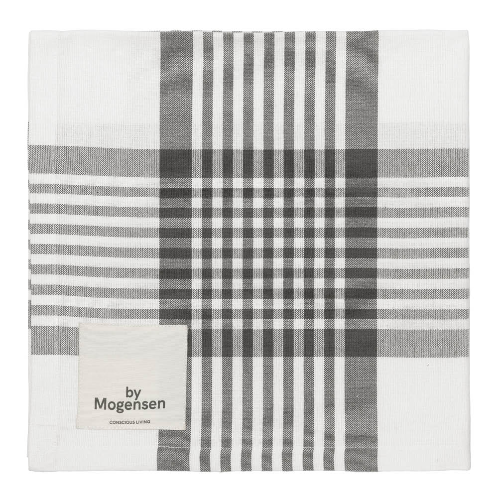 BY MORGENSEN - Tygservett 55x55 cm Large Checks