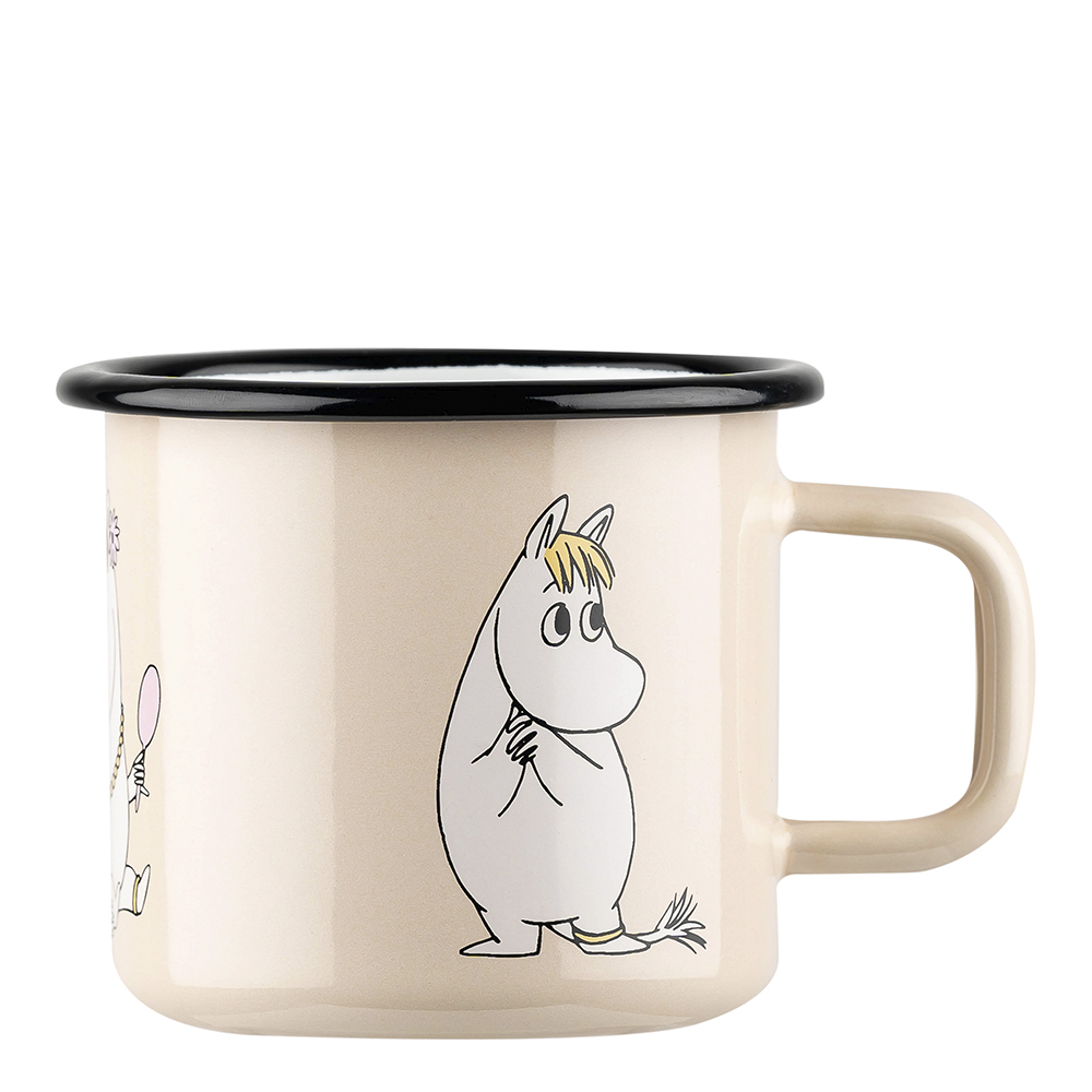 Muurla – Mumin Emaljmugg Snorkfröken 37 cl Beige