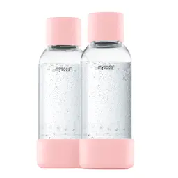 MySoda Flaska till Kolsyremaskin 2-pack 0,5  L Pink