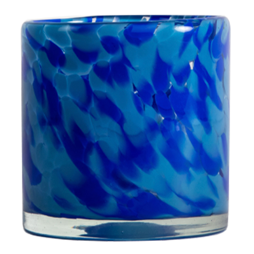 Byon – Calore Ljuslykta 10×10 cm Mulit blå