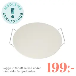 Anders Petter Backaryd Grill Pizzastein 38 cm