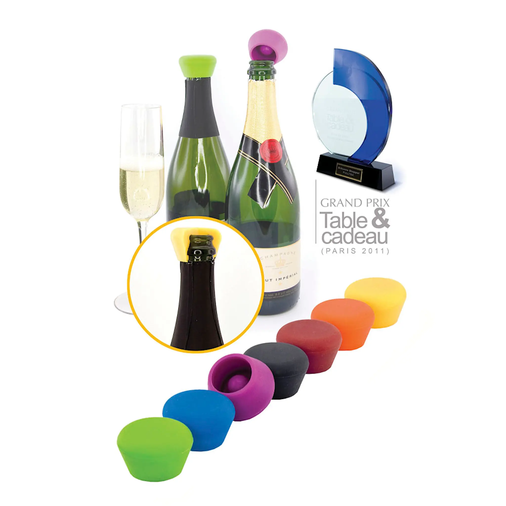 Pulltex Champagne Stoppers SilIkon 2-pack 