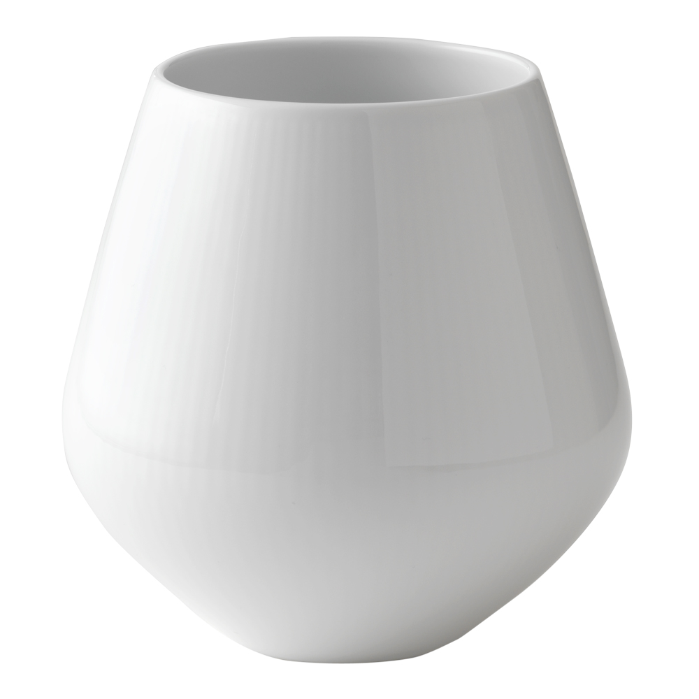 Royal Copenhagen White Fluted Maljakko 15 cm