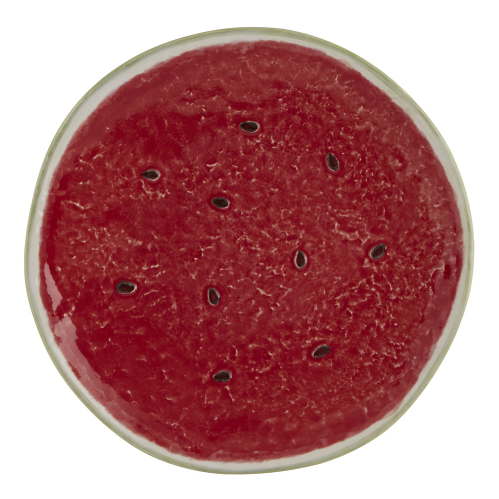 Läs mer om Bordallo Pinheiro - Watermelon Fruktallrik 21 cm Röd