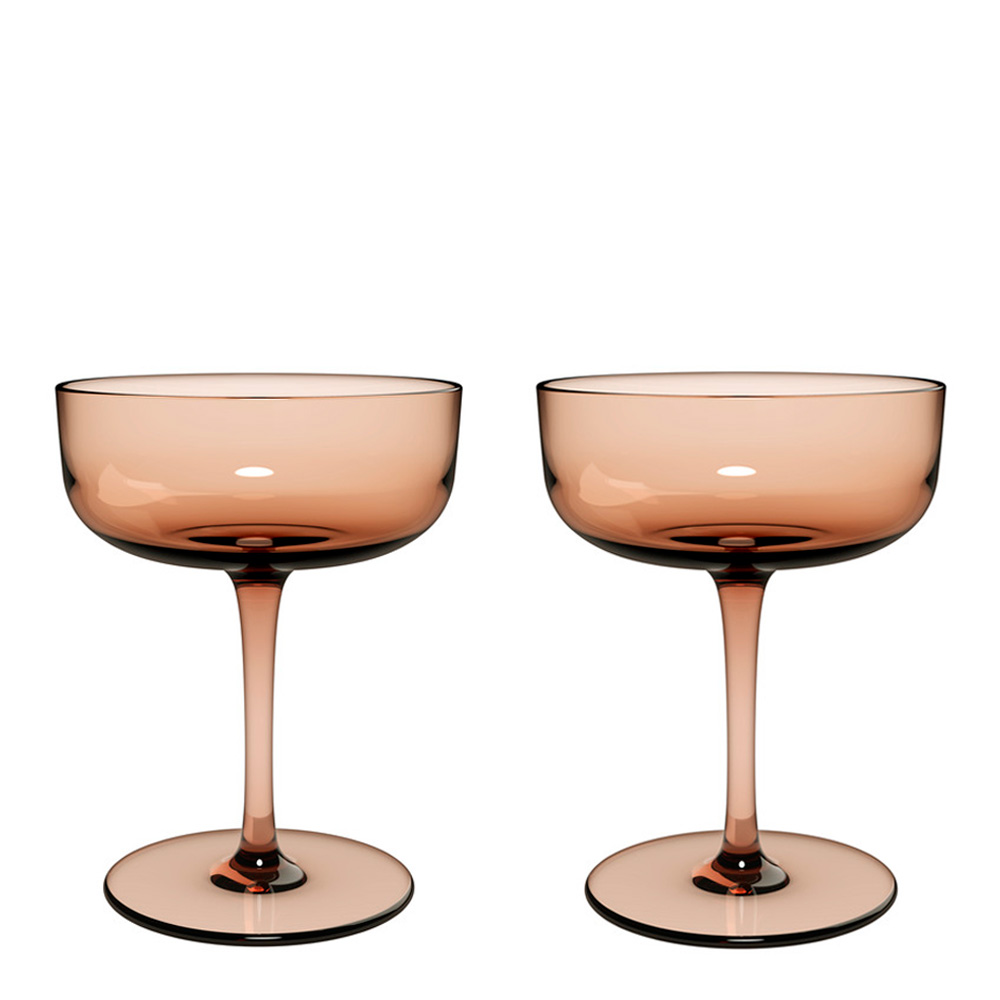 Villeroy & Boch - Champagneglas coupe 10 cl 2-pack Clay