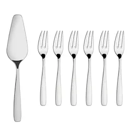 Tramontina Essentials kakespade + 6 gafler blank