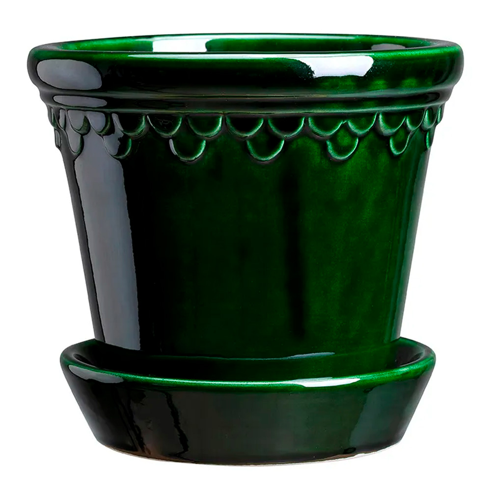 Läs mer om Bergs Potter - Bergs Potter Köpenhamn Kruka 21 cm Grön emerald
