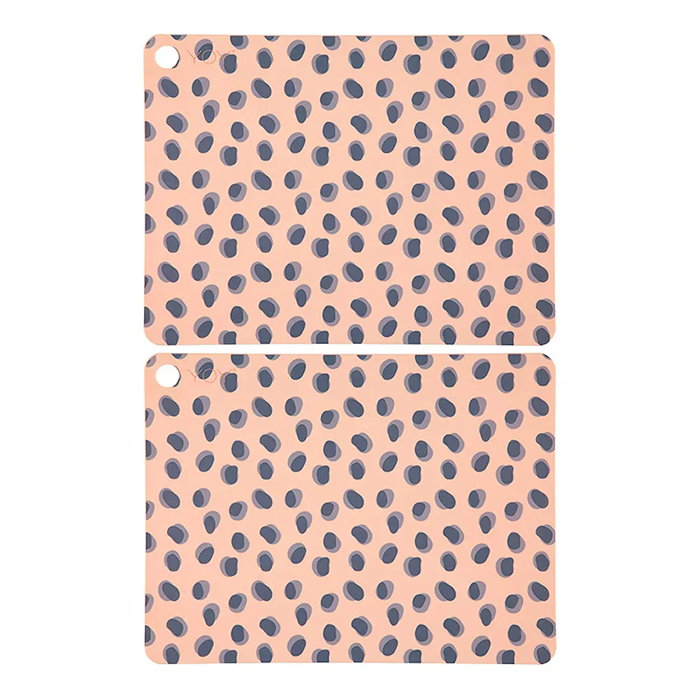 Leopard Dots Bordbrikke 34x45 cm 2-pk