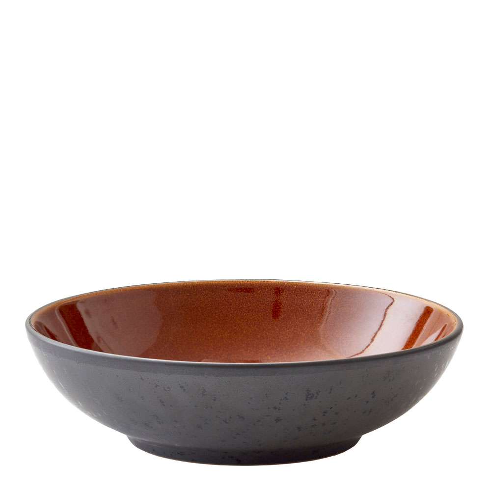 Bitz - Pastaskål 20 cm svart/amber