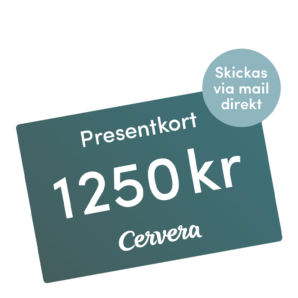 Cervera - Presentkort 1250 kr Digitalt