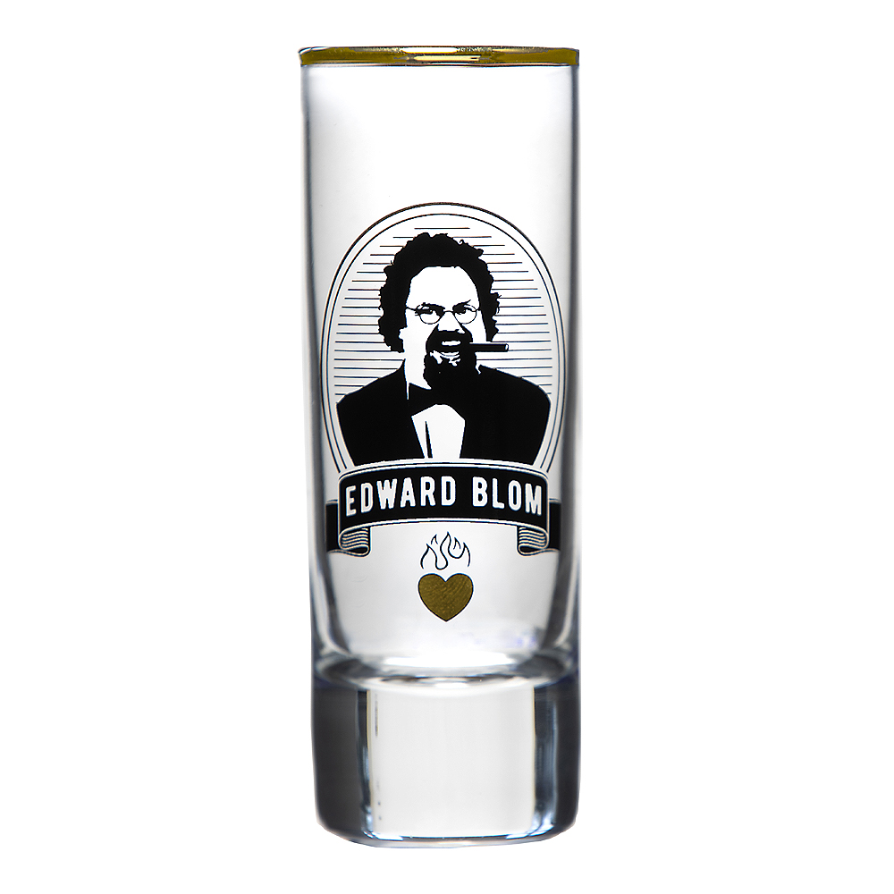 Edward Blom - Collection shotglass No: 1 När man festar