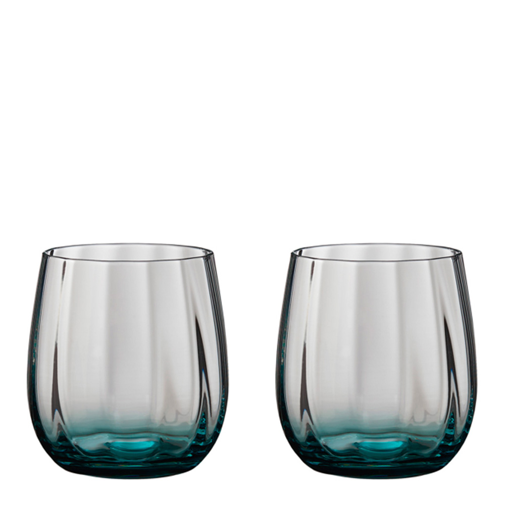Aida - Søholm Sonja vannglass 30 cl 2 stk petrol blue