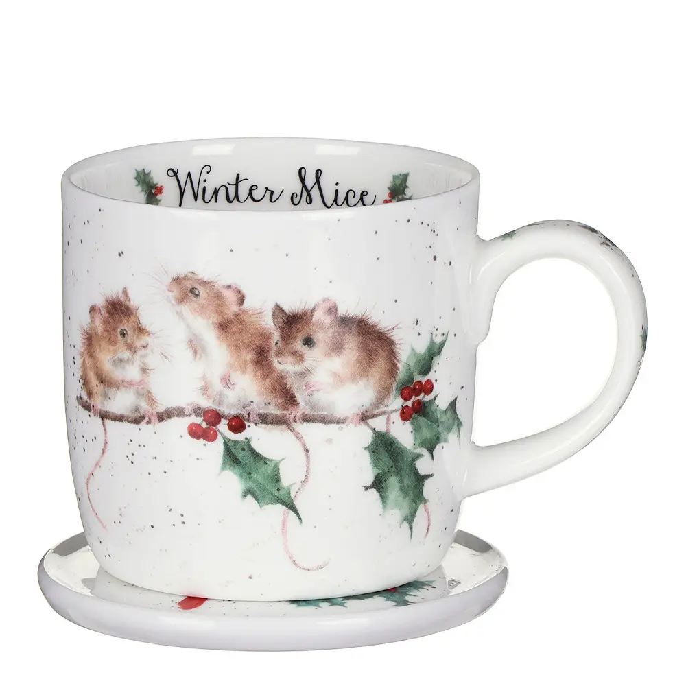 Kopp & underlag winter mice