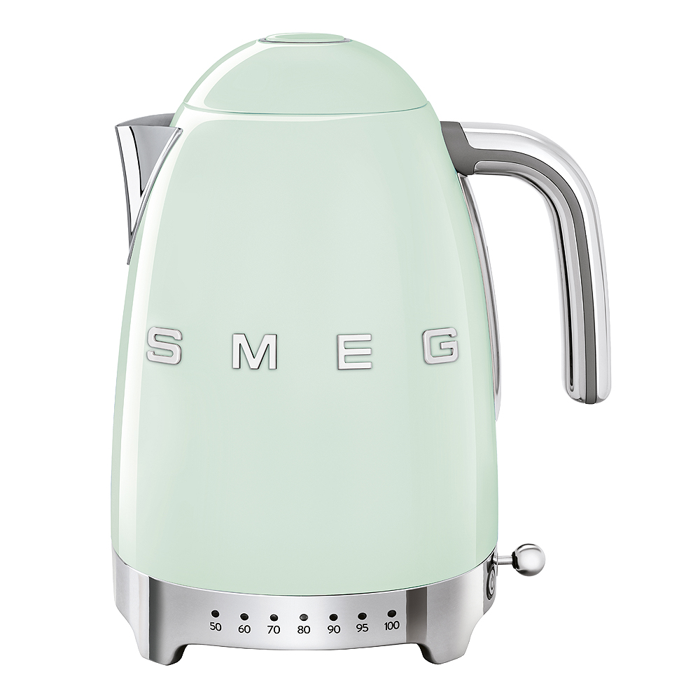 Smeg 50’s Style Vedenkeitin 1,7L säädettävä lämpötila Vihreä