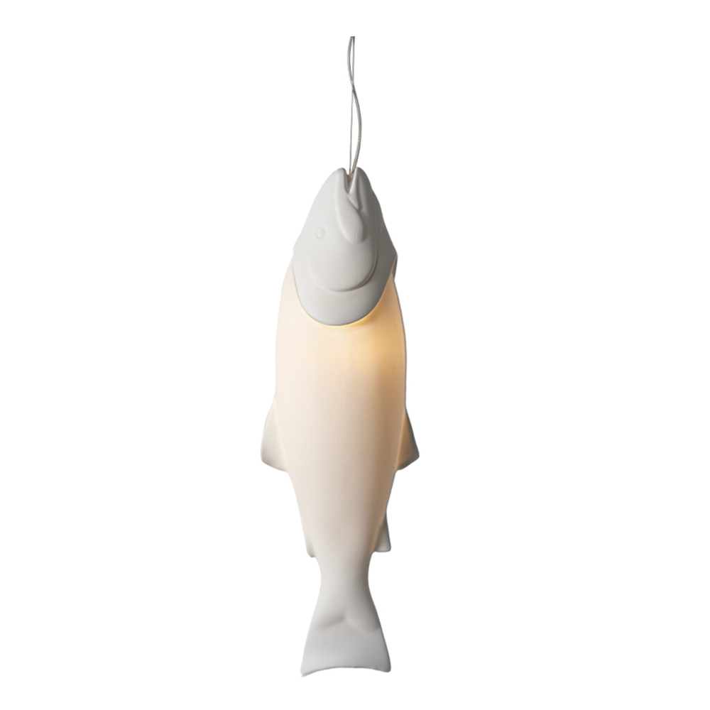 Pols Potten – My Kiss Fish Taklampa Fisk 57 cm Vit