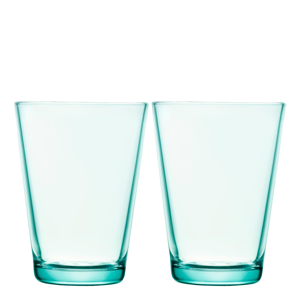 Iittala – Kartio Glas 40 cl 2-pack Vattengrön