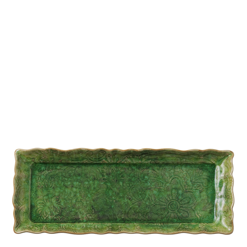 Sthål – Arabesque Serveringsfat 33×13 cm Seaweed