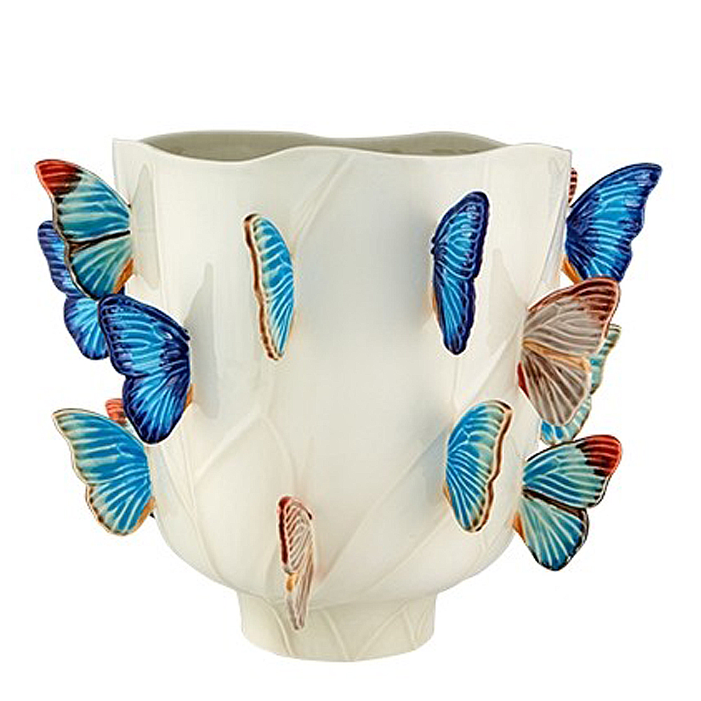 Läs mer om Bordallo Pinheiro - Cloudy Butterfly Vas 45 cm