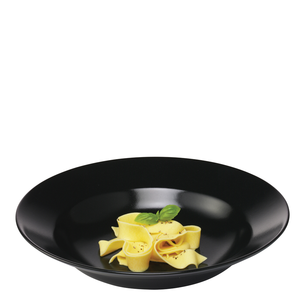 Aida - Quadro pastatallerken 30 cm svart matt