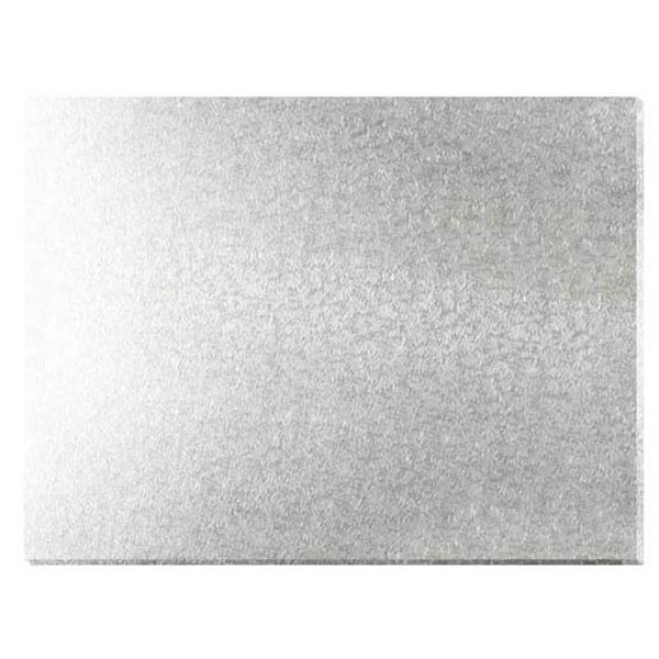 Cacas – Tårtbricka Rektangulär 33×46 cm 2-Pack Silver