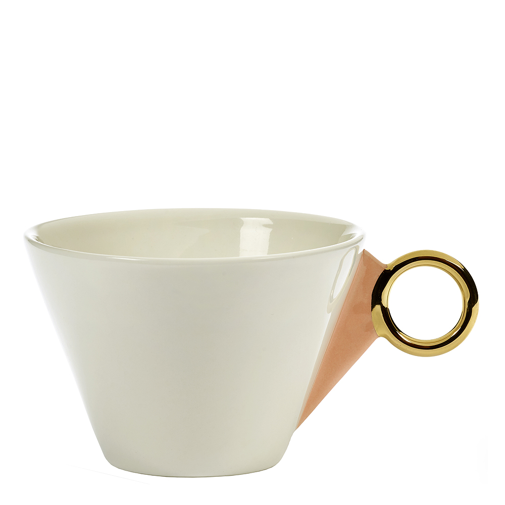 Desirée Teekuppi 10,8 cm Valkoinen/Kulta