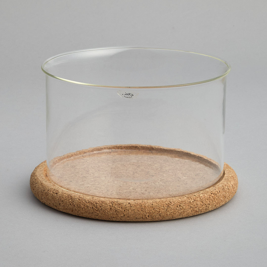 Läs mer om Boda Nova - SÅLD Glasskål med Korkunderlägg 16 cm