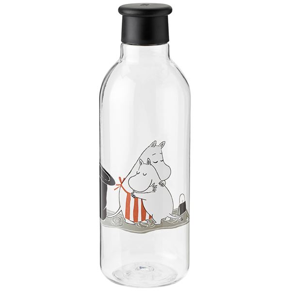 Rig-Tig – Mumin Drink-It Vattenflaska 75 cl Svart